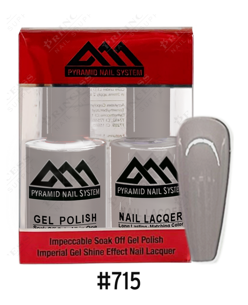 Pyramid Gel Polish + Nail Lacquer, 715, 0.5oz