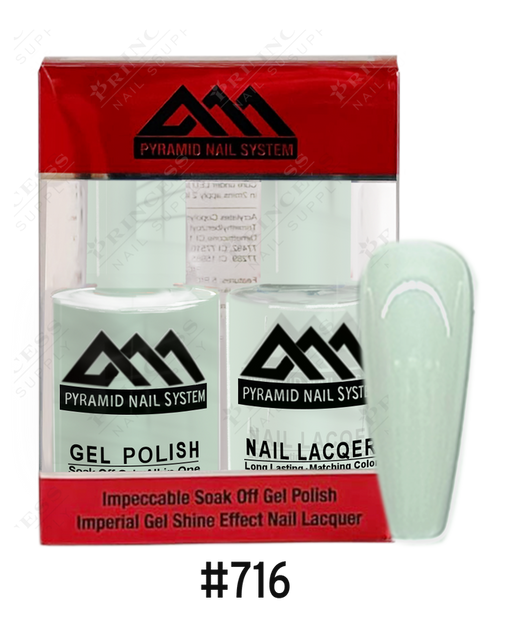 Pyramid Gel Polish + Nail Lacquer, 716, 0.5oz