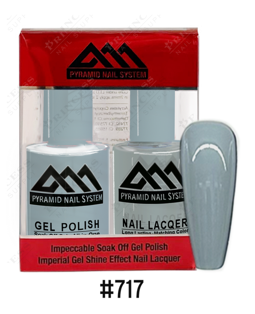 Pyramid Gel Polish + Nail Lacquer, 717, 0.5oz