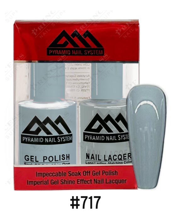 Pyramid Gel Polish + Nail Lacquer, 717, 0.5oz