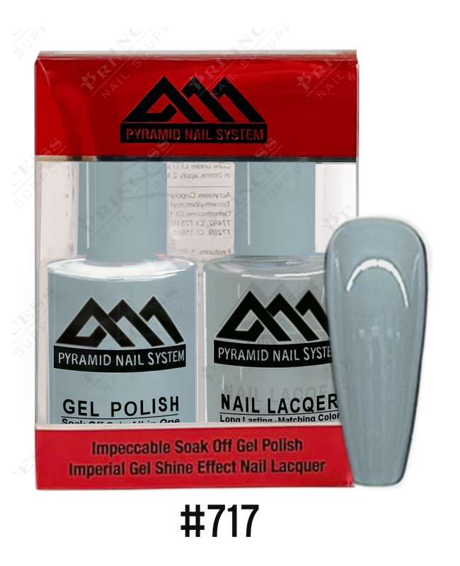 Pyramid Gel Polish + Nail Lacquer, 717, 0.5oz