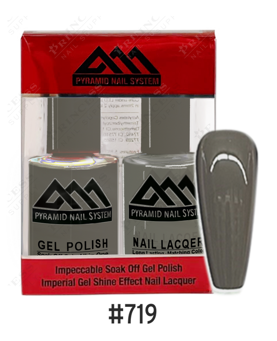 Pyramid Gel Polish + Nail Lacquer, 719, 0.5oz