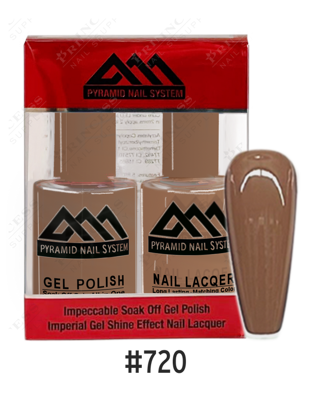 Pyramid Gel Polish + Nail Lacquer, 720, 0.5oz