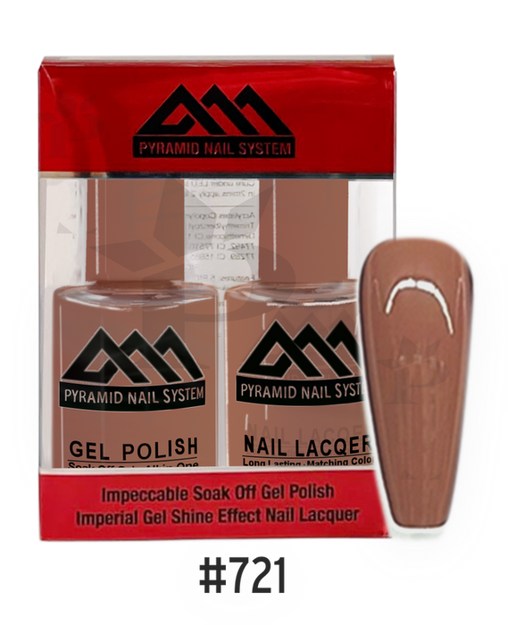 Pyramid Gel Polish + Nail Lacquer, 721, 0.5oz