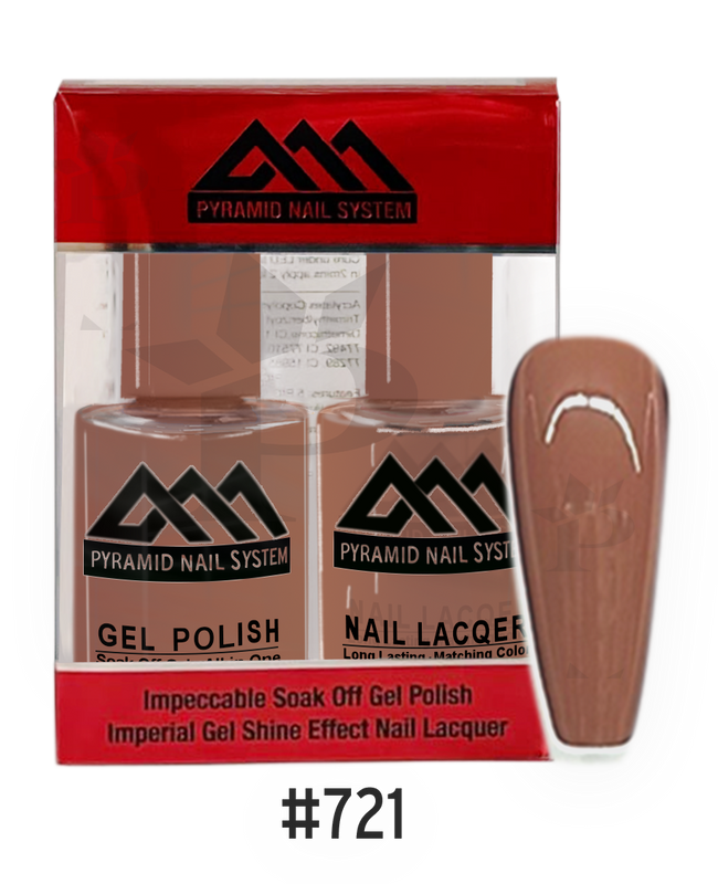 Pyramid Gel Polish + Nail Lacquer, 721, 0.5oz