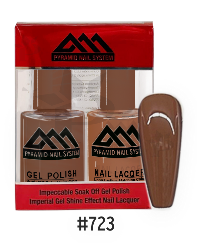 Pyramid Gel Polish + Nail Lacquer, 723, 0.5oz