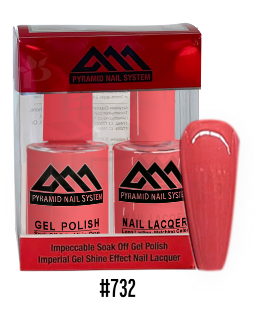 Pyramid Gel Polish + Nail Lacquer, 732, 0.5oz