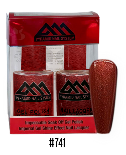 Pyramid Gel Polish + Nail Lacquer, 741, 0.5oz