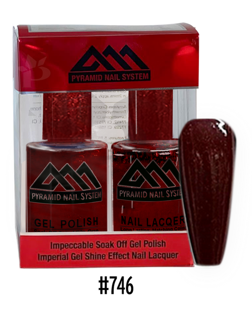Pyramid Gel Polish + Nail Lacquer, 746, 0.5oz