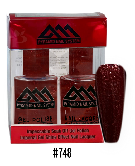 Pyramid Gel Polish + Nail Lacquer, 748, 0.5oz