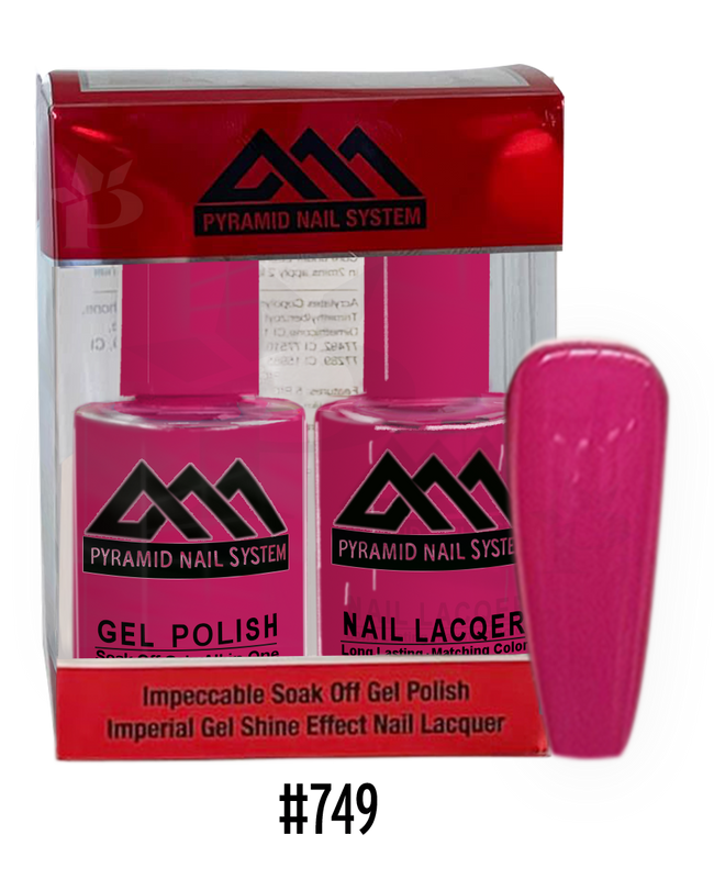 Pyramid Gel Polish + Nail Lacquer, 749, 0.5oz