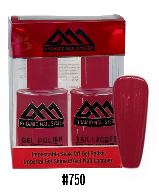Pyramid Gel Polish + Nail Lacquer, 750, 0.5oz