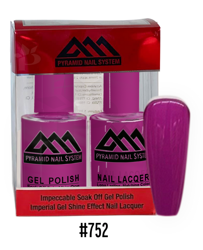 Pyramid Gel Polish + Nail Lacquer, 752, 0.5oz