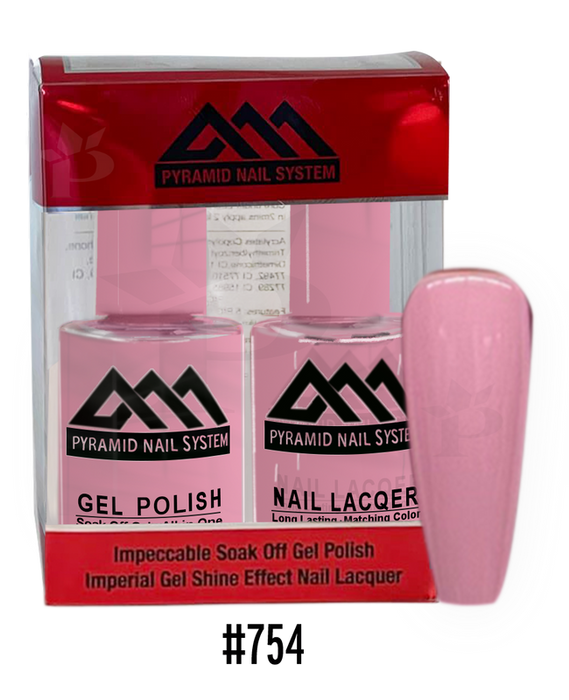 Pyramid Gel Polish + Nail Lacquer, 754, 0.5oz