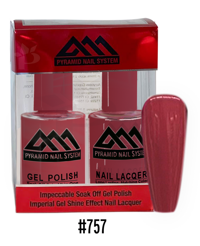 Pyramid Gel Polish + Nail Lacquer, 757, 0.5oz