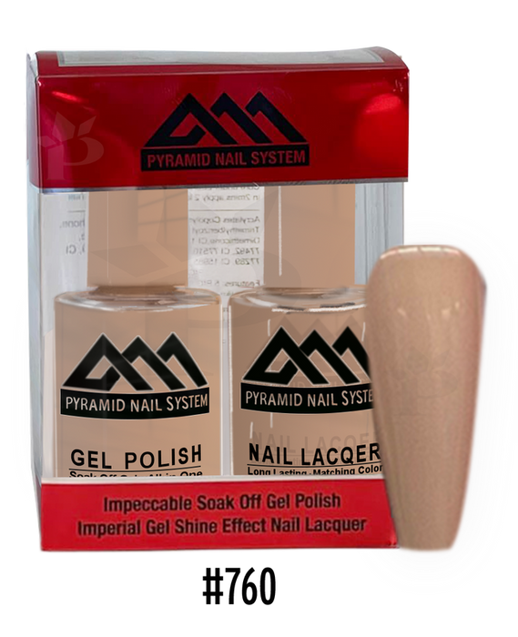 Pyramid Gel Polish + Nail Lacquer, 760, 0.5oz