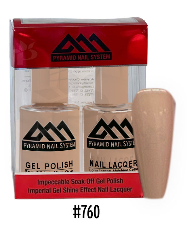 Pyramid Gel Polish + Nail Lacquer, 760, 0.5oz