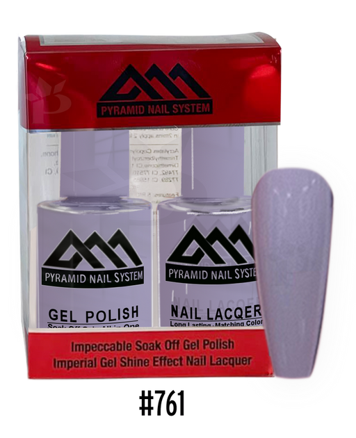 Pyramid Gel Polish + Nail Lacquer, 761, 0.5oz