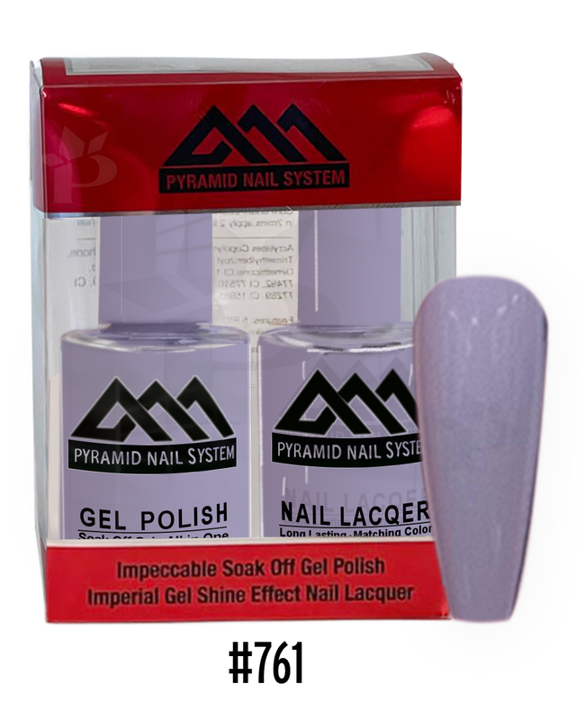 Pyramid Gel Polish + Nail Lacquer, 761, 0.5oz