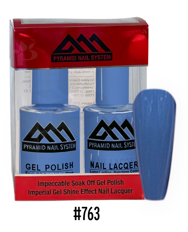 Pyramid Gel Polish + Nail Lacquer, 763, 0.5oz