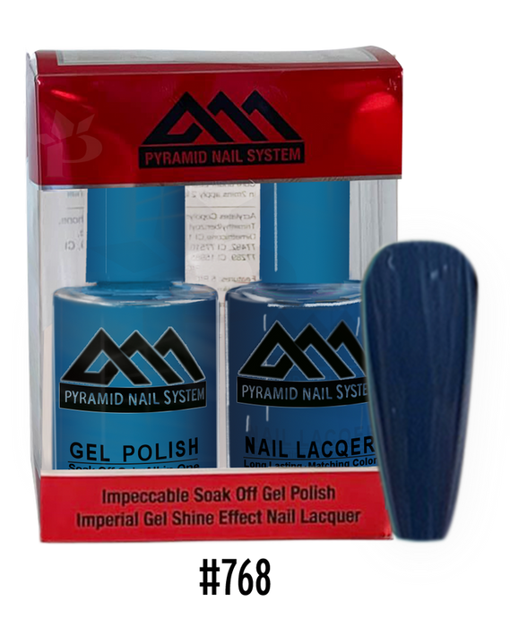 Pyramid Gel Polish + Nail Lacquer, 768, 0.5oz