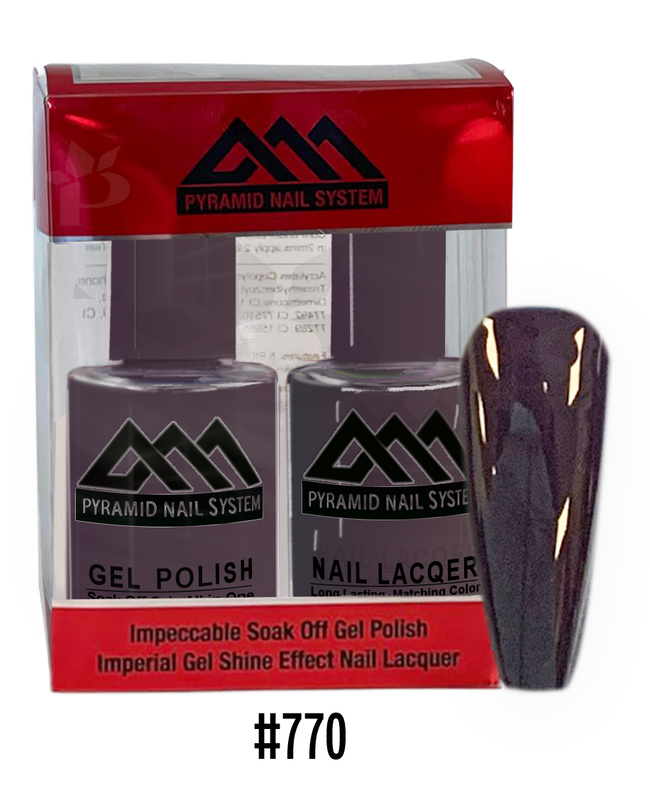 Pyramid Gel Polish + Nail Lacquer, 770, 0.5oz
