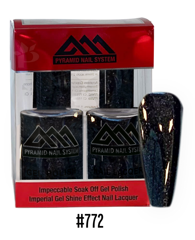 Pyramid Gel Polish + Nail Lacquer, 772, 0.5oz