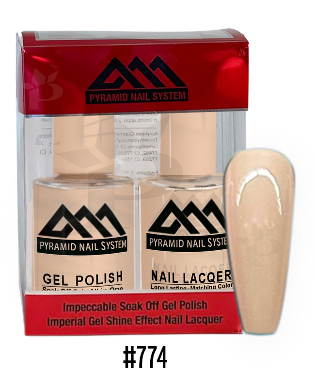 Pyramid Gel Polish + Nail Lacquer, 774, 0.5oz