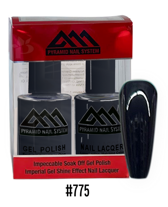 Pyramid Gel Polish + Nail Lacquer, 775, 0.5oz