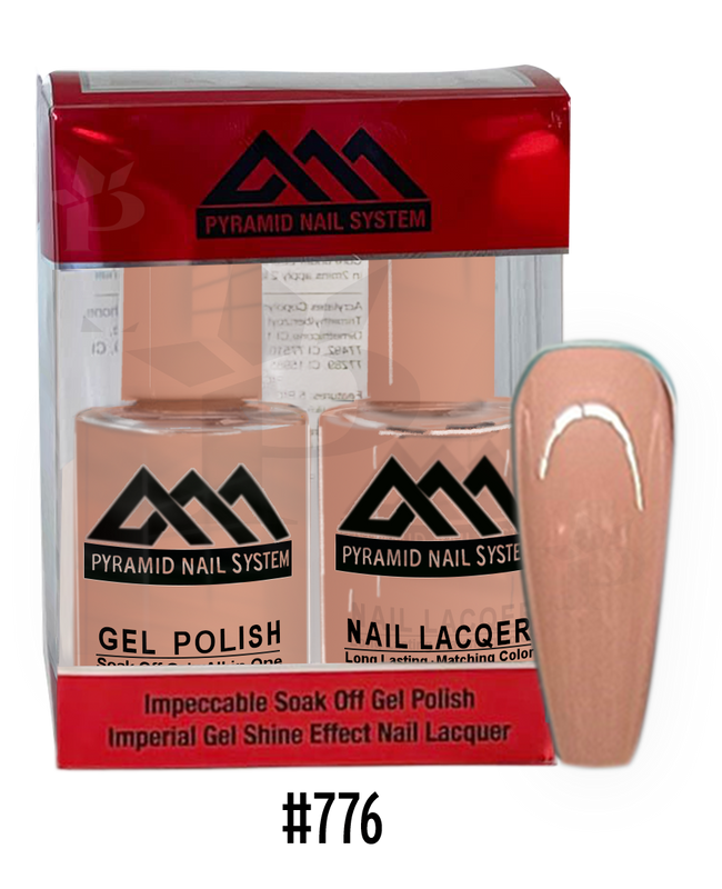 Pyramid Gel Polish + Nail Lacquer, 776, 0.5oz