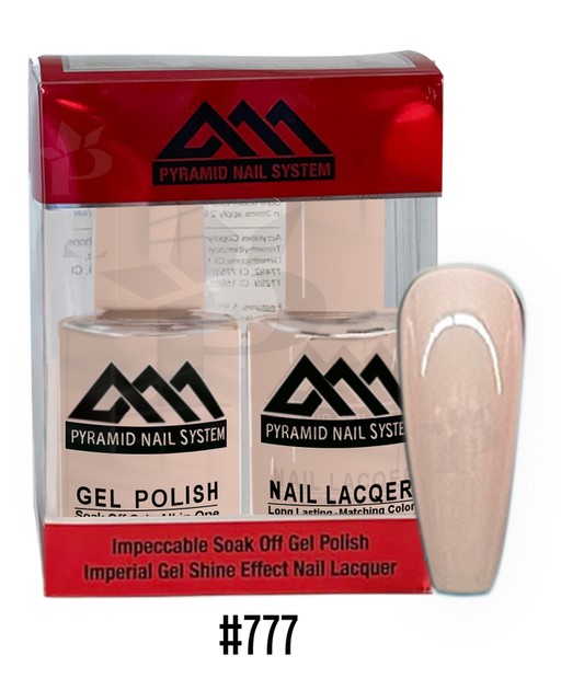 Pyramid Gel Polish + Nail Lacquer, 777, 0.5oz
