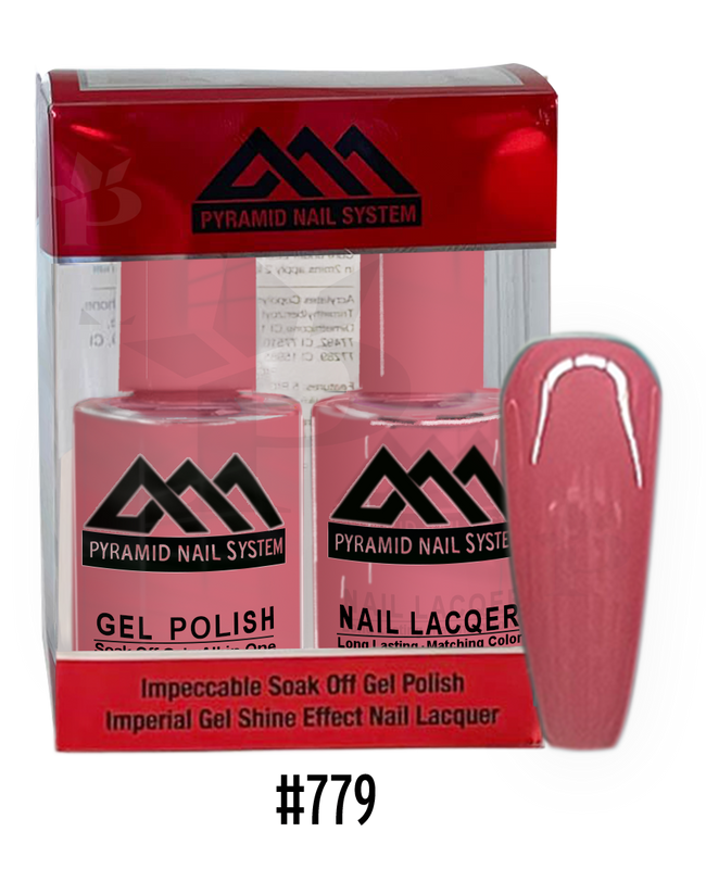 Pyramid Gel Polish + Nail Lacquer, 779, 0.5oz