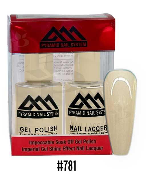Pyramid Gel Polish + Nail Lacquer, 781, 0.5oz