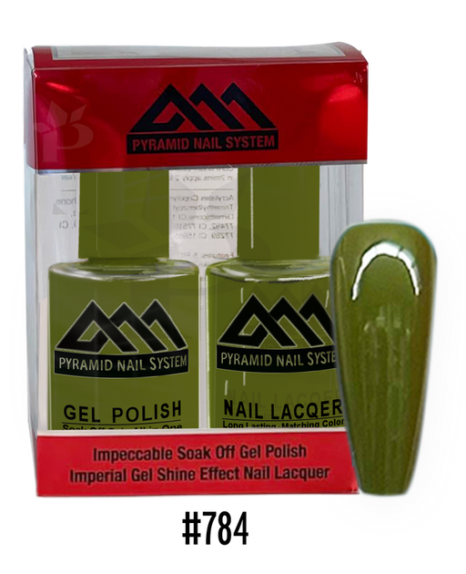 Pyramid Gel Polish + Nail Lacquer, 784, 0.5oz