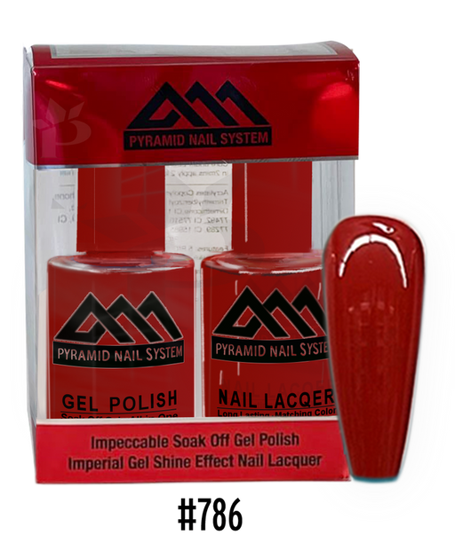 Pyramid Gel Polish + Nail Lacquer, 786, 0.5oz