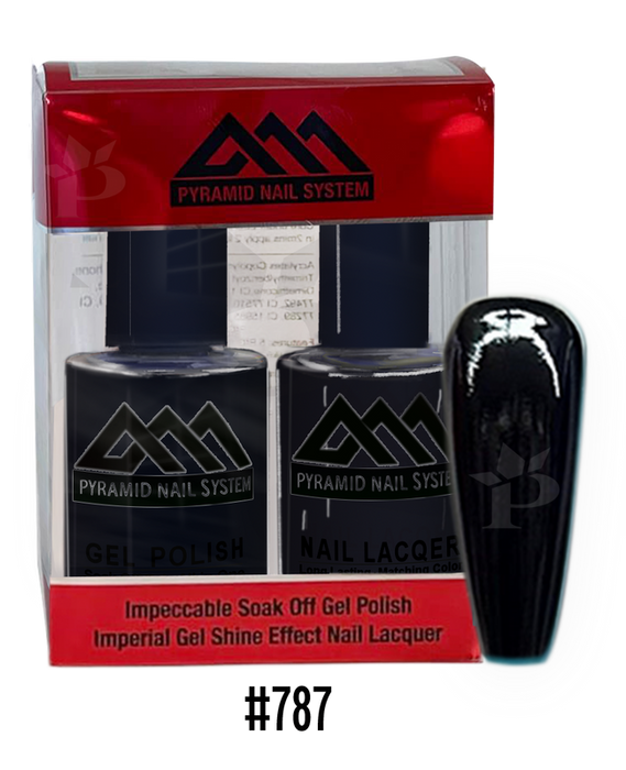 Pyramid Gel Polish + Nail Lacquer, 787, 0.5oz