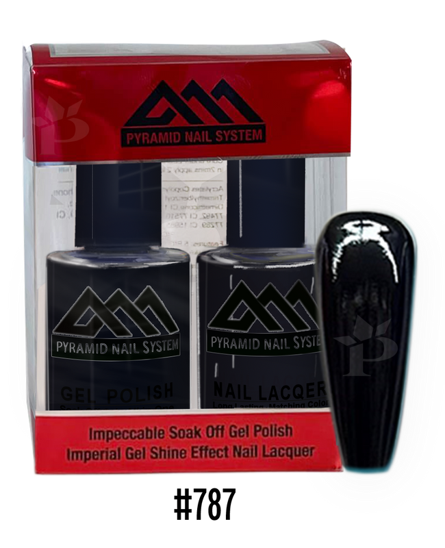 Pyramid Gel Polish + Nail Lacquer, 787, 0.5oz