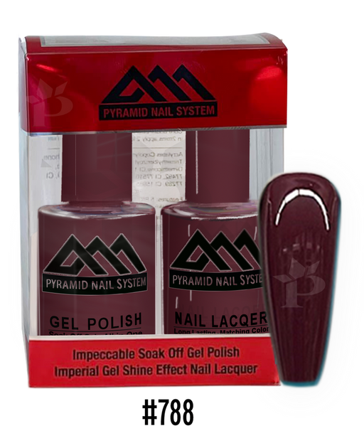 Pyramid Gel Polish + Nail Lacquer, 788, 0.5oz
