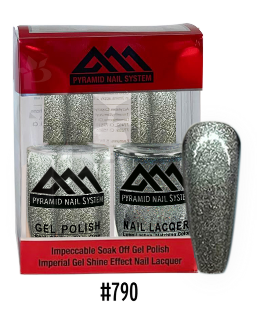 Pyramid Gel Polish + Nail Lacquer, 790, 0.5oz