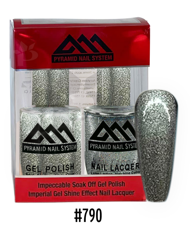 Pyramid Gel Polish + Nail Lacquer, 790, 0.5oz