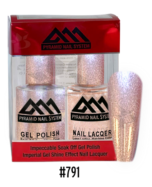 Pyramid Gel Polish + Nail Lacquer, 791, 0.5oz