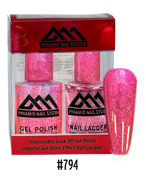Pyramid Gel Polish + Nail Lacquer, 794, 0.5oz