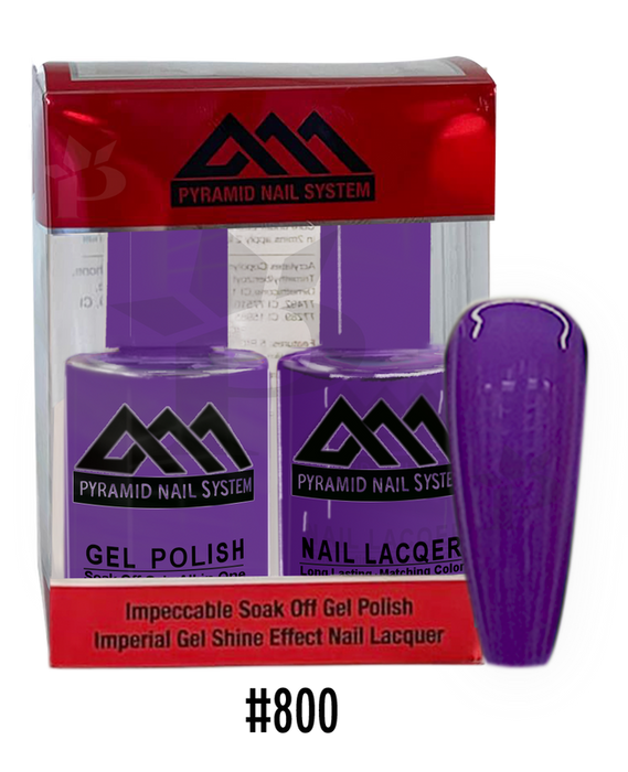 Pyramid Gel Polish + Nail Lacquer, 800, 0.5oz