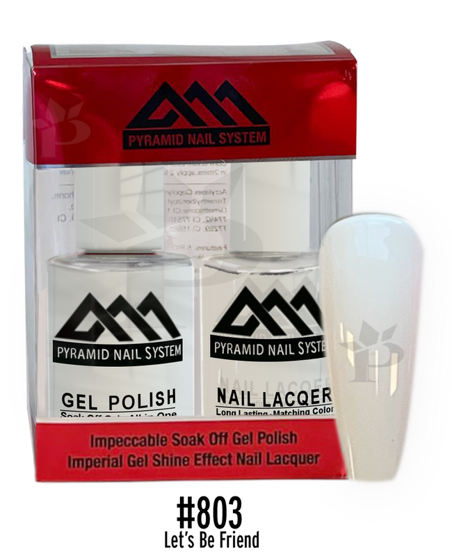 Pyramid Gel Polish + Nail Lacquer, 803, 0.5oz