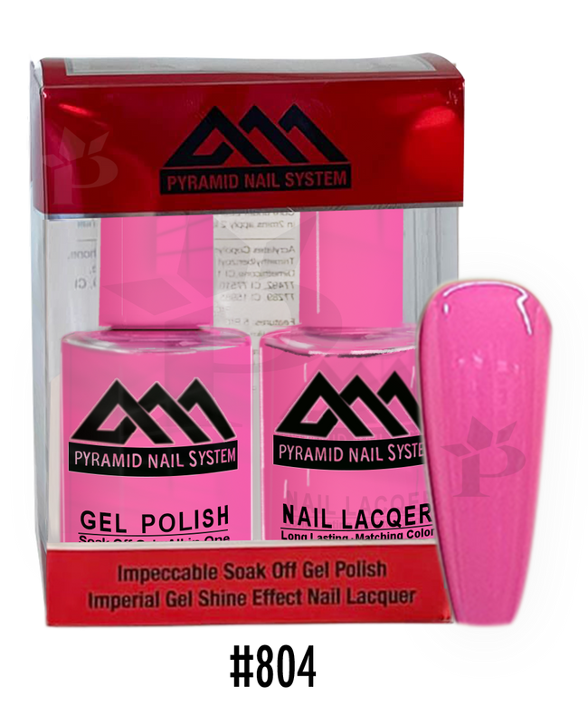 Pyramid Gel Polish + Nail Lacquer, 804, 0.5oz
