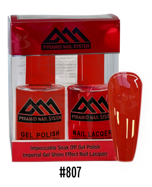 Pyramid Gel Polish + Nail Lacquer, 807, 0.5oz
