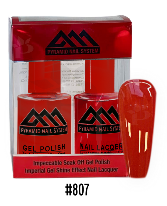 Pyramid Gel Polish + Nail Lacquer, 807, 0.5oz