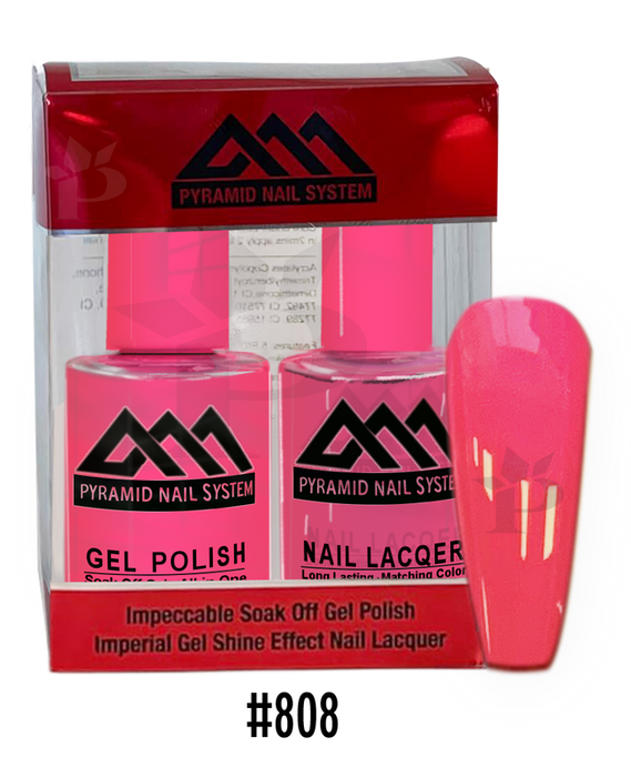 Pyramid Gel Polish + Nail Lacquer, 808, 0.5oz