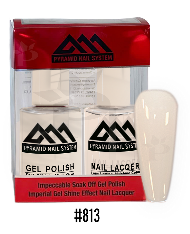 Pyramid Gel Polish + Nail Lacquer, 813, 0.5oz