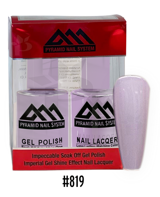 Pyramid Gel Polish + Nail Lacquer, 819, 0.5oz